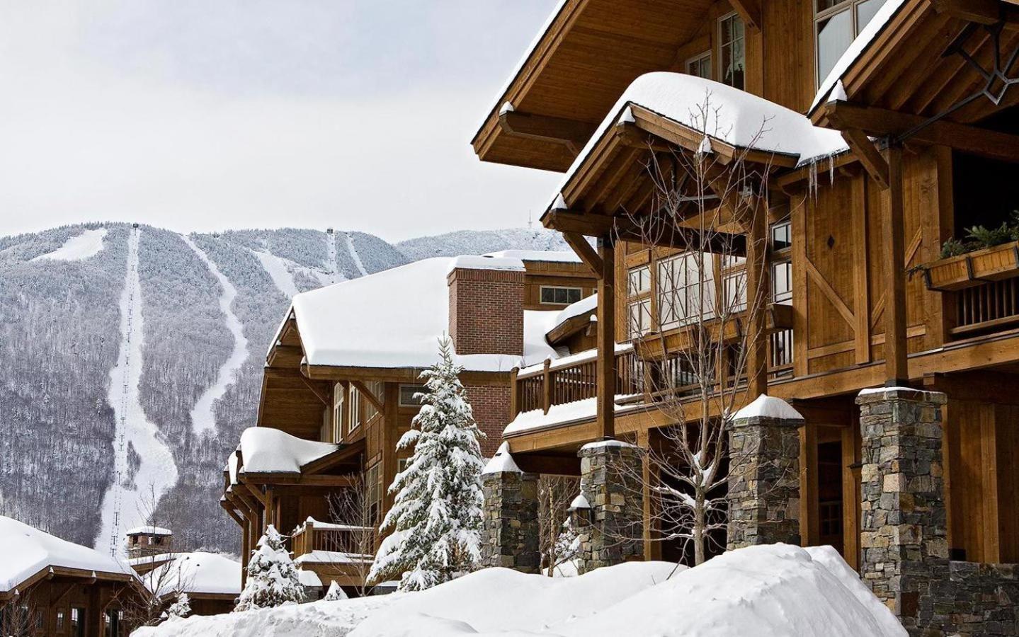 Ski In Ski Out 4 Bedroom Spruce Peak Lodge Luxury Mountain Cabin Stowe Exterior foto